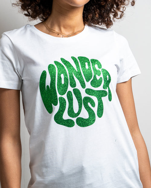 T-shirt WONDER LUST - vert