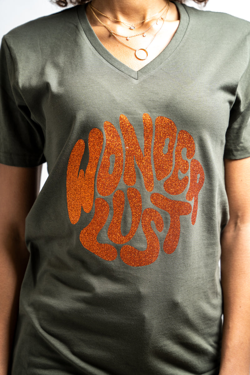 T-shirt WONDER LUST - orange