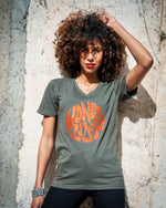 T-shirt WONDER LUST - orange