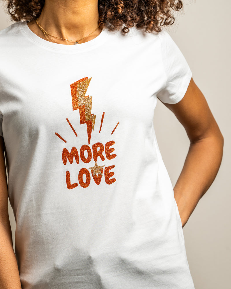 T-shirt MORE LOVE - orange